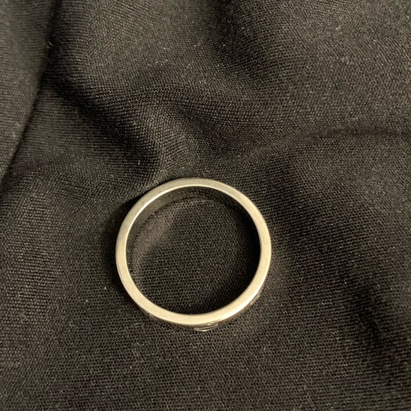 White gold Cartier Love band ring size 4